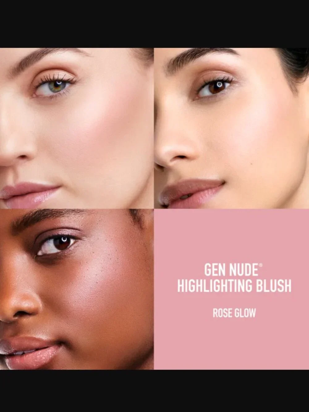 ❣️2/$36 NIB BareMinerals Gen Nude Highlighting Blush Rose Glow Full Size $29.00